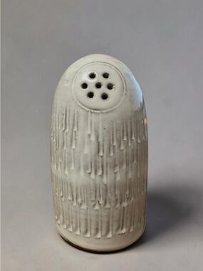 Creative Co-Op Ceramic Textured Salt Shaker